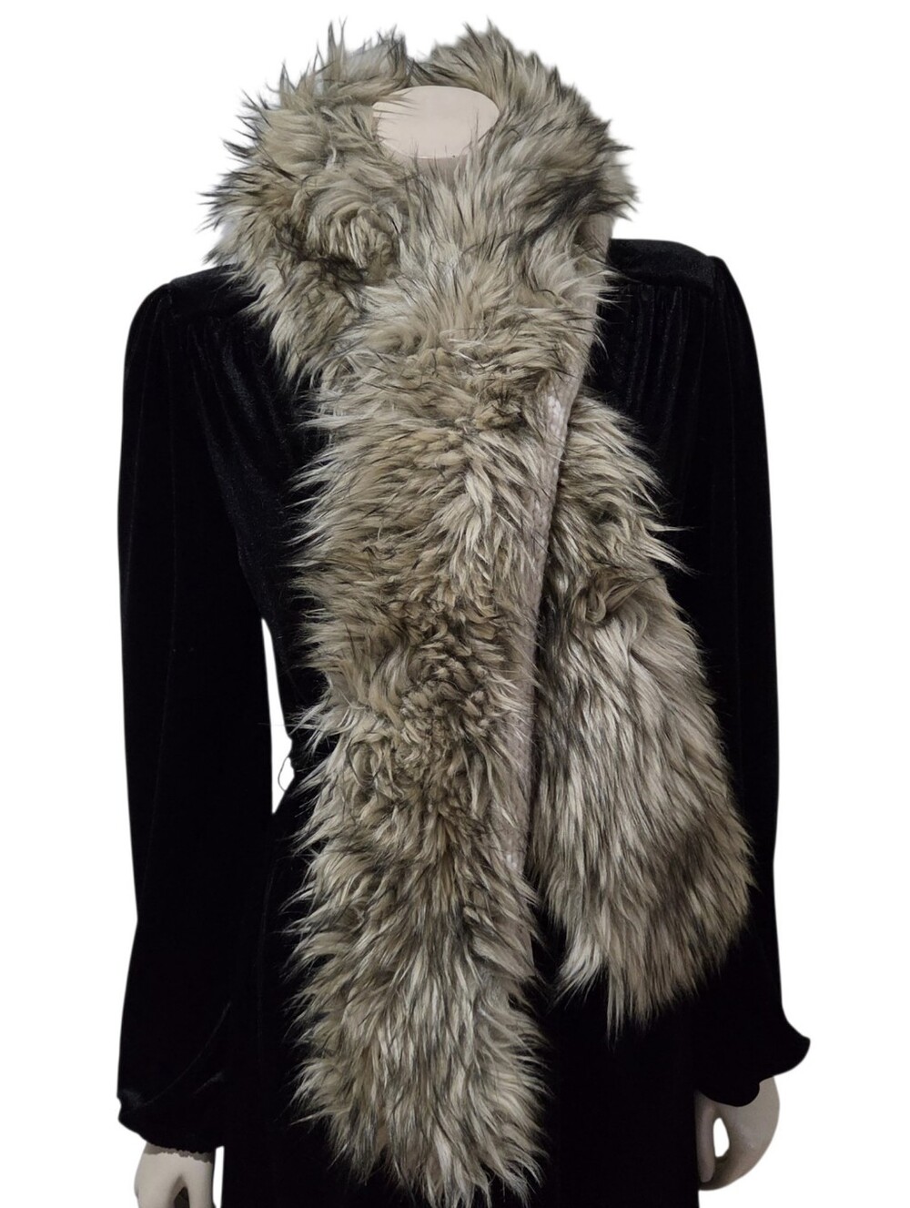 Abercrombie & Fitch Faux Fur Scarf